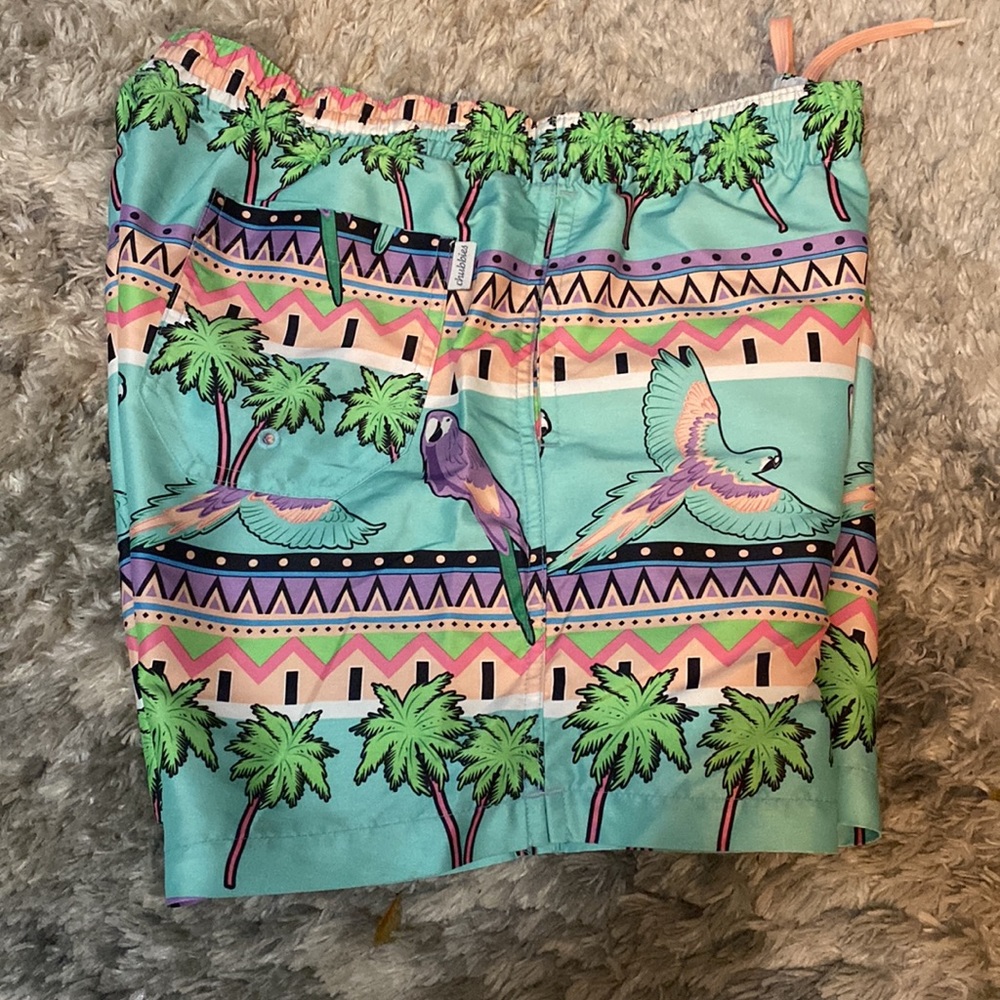 Chubbies Swim trunks Tropical style. 5in